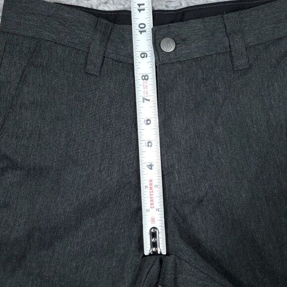 Volcom Vmonty Stretch Chino Pants Men's Straight Leg Dark Gray Size 28 - Picture 10 of 10